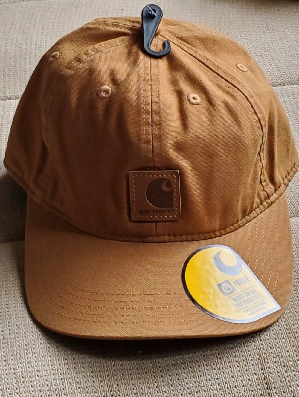 Carhartt Men’s Brown Canvas Logo Cap